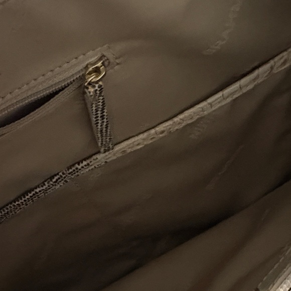 Brahmin Cream and Gold Satchel - Picture 5 of 6